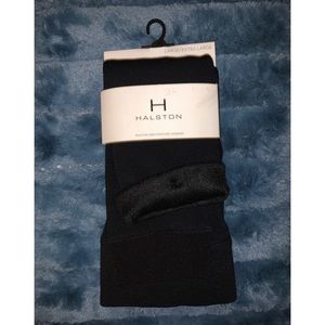 NWT Faux Fur Lined Footless Leggings